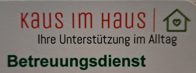 Logo Kaus im Haus, Ihre Unterstützung im Alltag