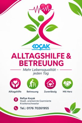 Logo Kocak Alltagshilfe und Betreuung